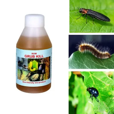 ROM 1 liter Grubkill Combined Liquid Biopesticide | Used to Control Hard Bodied Insects